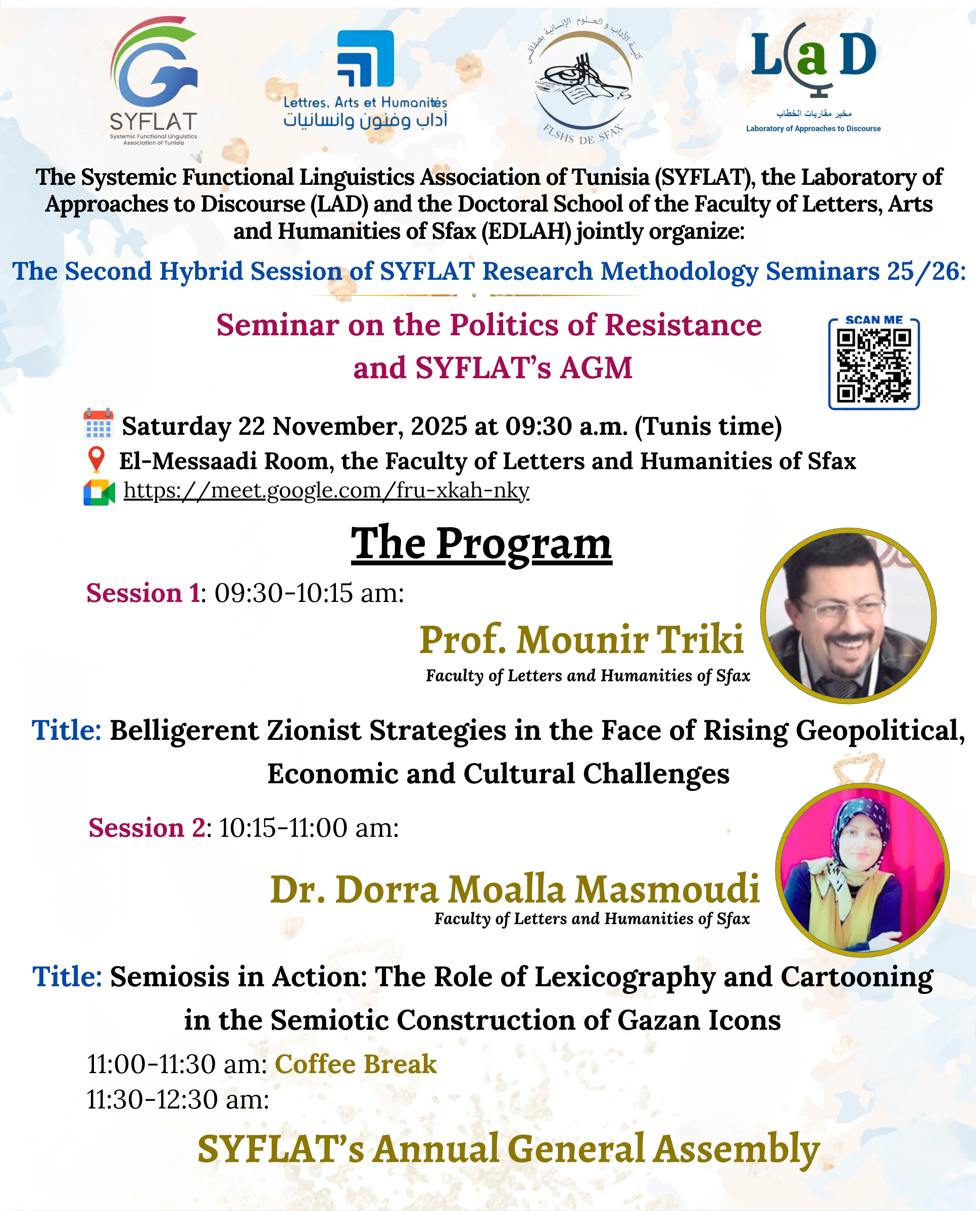 Second HYBRID Session of SYFLAT Research Methodology Seminars – 22 November 2025