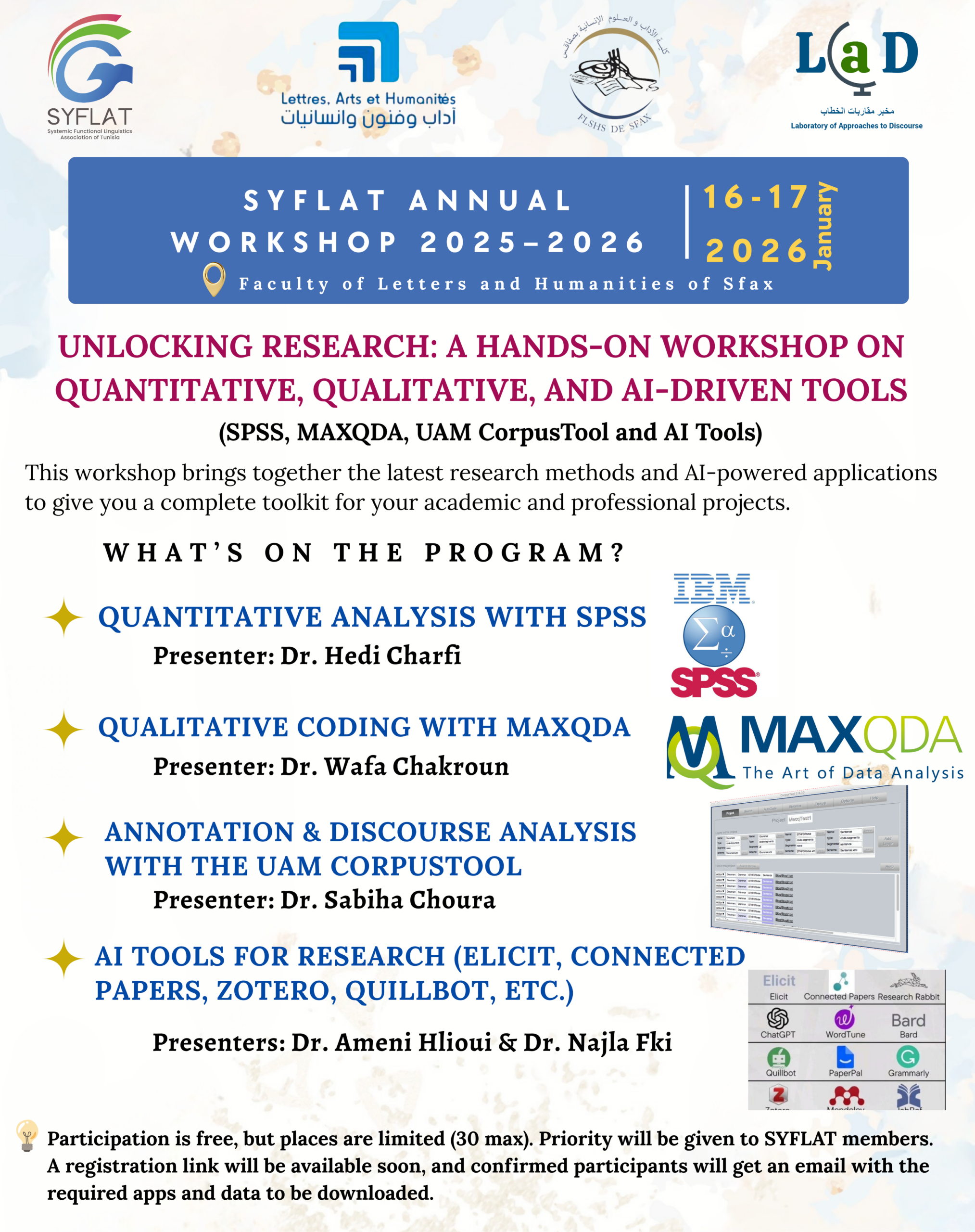SYFLAT Annual Workshop – 16-17 January 2026